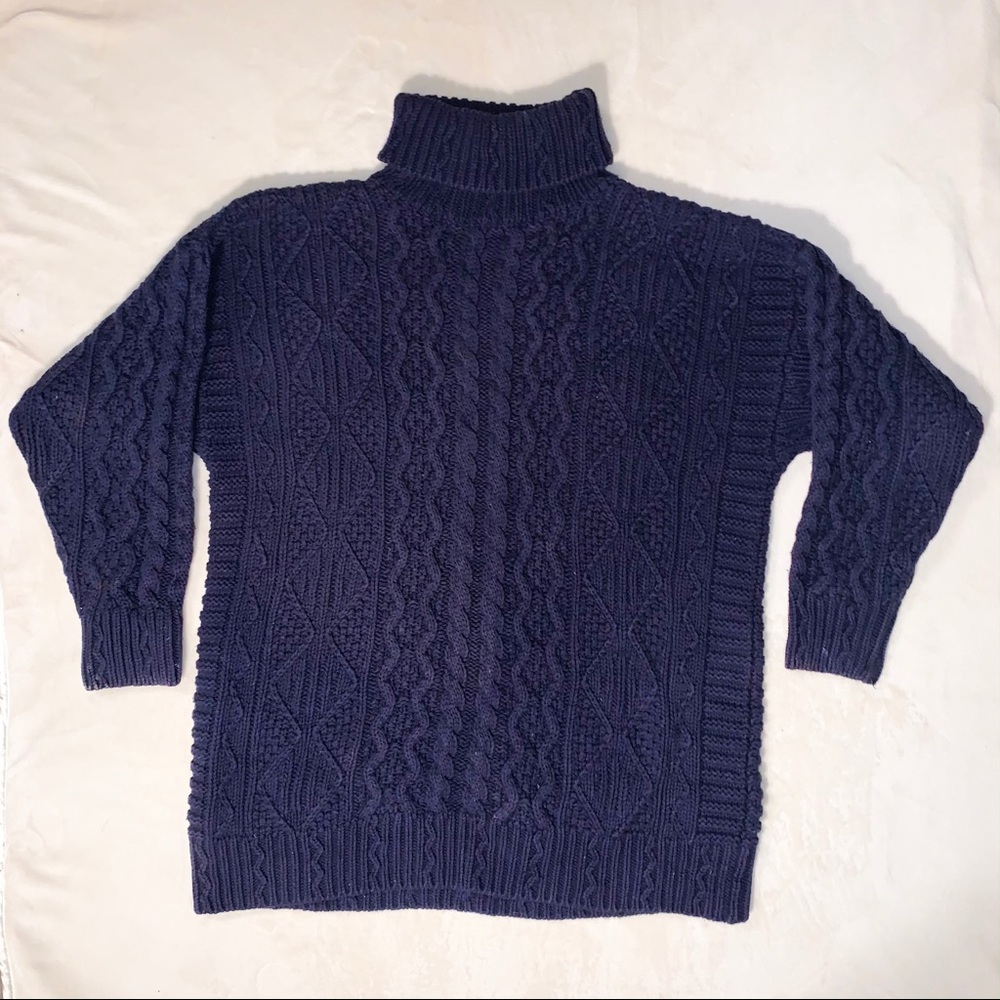 Chunky Knit Turtleneck Sweater